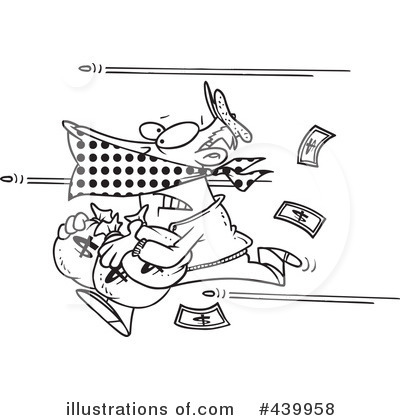 Royalty-Free (RF) Robber Clipart Illustration by toonaday - Stock Sample #439958