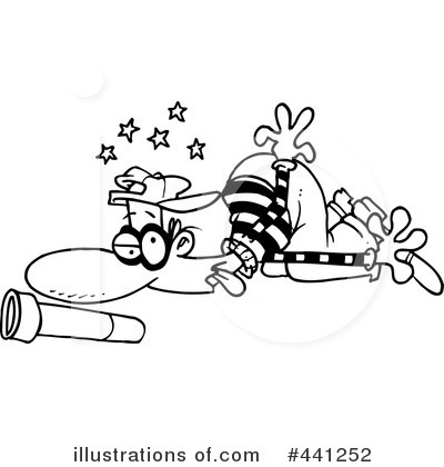 Royalty-Free (RF) Robber Clipart Illustration by toonaday - Stock Sample #441252