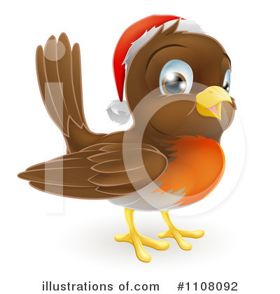 Royalty-Free (RF) Robin Clipart Illustration by AtStockIllustration - Stock Sample #1108092