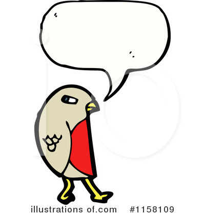 Royalty-Free (RF) Robin Clipart Illustration by lineartestpilot - Stock Sample #1158109