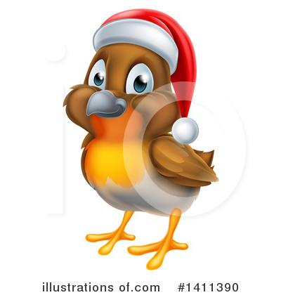 Robin Clipart #1411390 by AtStockIllustration