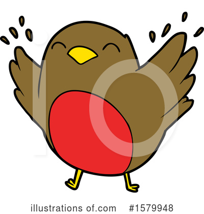 Royalty-Free (RF) Robin Clipart Illustration by lineartestpilot - Stock Sample #1579948