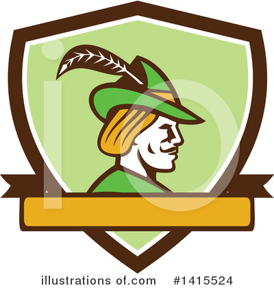 Royalty-Free (RF) Robin Hood Clipart Illustration by patrimonio - Stock Sample #1415524