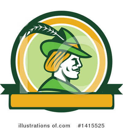 Royalty-Free (RF) Robin Hood Clipart Illustration by patrimonio - Stock Sample #1415525