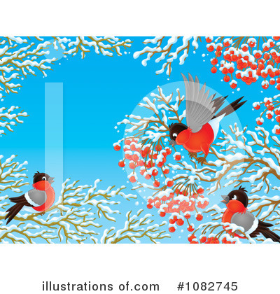 Royalty-Free (RF) Robins Clipart Illustration by Alex Bannykh - Stock Sample #1082745