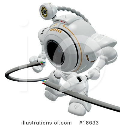 Cables Clipart #18633 by Leo Blanchette