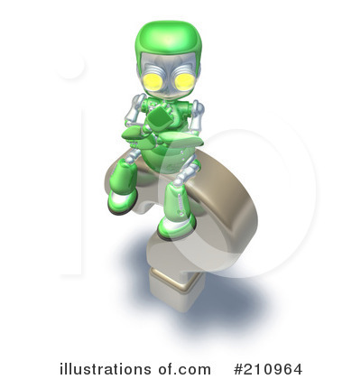 Royalty-Free (RF) Robot Character Clipart Illustration by AtStockIllustration - Stock Sample #210964