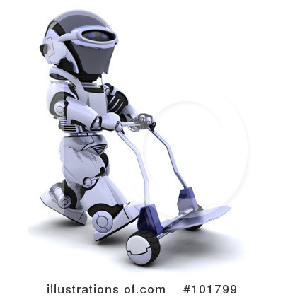Royalty-Free (RF) Robot Clipart Illustration by KJ Pargeter - Stock Sample #101799