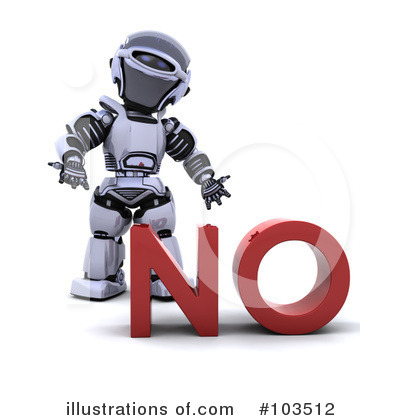 Royalty-Free (RF) Robot Clipart Illustration by KJ Pargeter - Stock Sample #103512