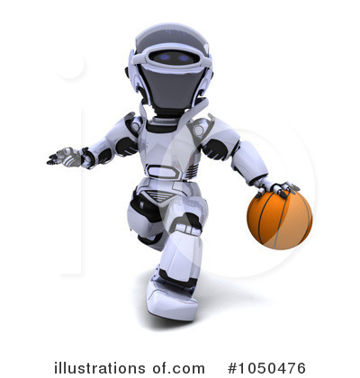 Royalty-Free (RF) Robot Clipart Illustration by KJ Pargeter - Stock Sample #1050476