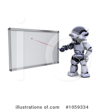Royalty-Free (RF) Robot Clipart Illustration by KJ Pargeter - Stock Sample #1059334