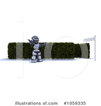 Royalty-Free (RF) Robot Clipart Illustration by KJ Pargeter - Stock Sample #1059335