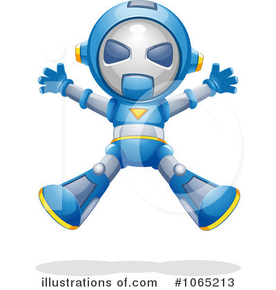 Royalty-Free (RF) Robot Clipart Illustration by BNP Design Studio - Stock Sample #1065213