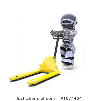 Royalty-Free (RF) Robot Clipart Illustration by KJ Pargeter - Stock Sample #1074464