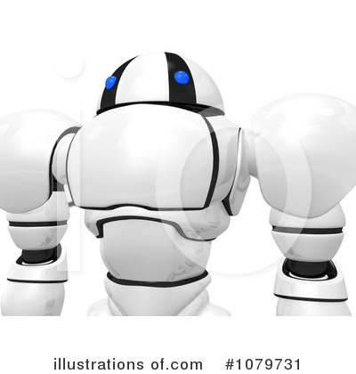 Royalty-Free (RF) Robot Clipart Illustration by Leo Blanchette - Stock Sample #1079731