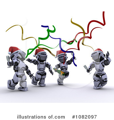 Royalty-Free (RF) Robot Clipart Illustration by KJ Pargeter - Stock Sample #1082097