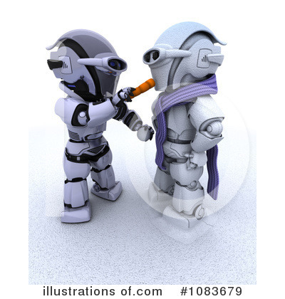 Royalty-Free (RF) Robot Clipart Illustration by KJ Pargeter - Stock Sample #1083679