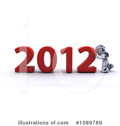 Royalty-Free (RF) Robot Clipart Illustration by KJ Pargeter - Stock Sample #1089789