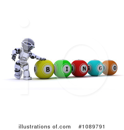 Royalty-Free (RF) Robot Clipart Illustration by KJ Pargeter - Stock Sample #1089791