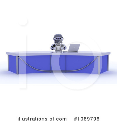 Royalty-Free (RF) Robot Clipart Illustration by KJ Pargeter - Stock Sample #1089796