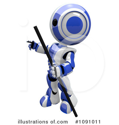 Royalty-Free (RF) Robot Clipart Illustration by Leo Blanchette - Stock Sample #1091011