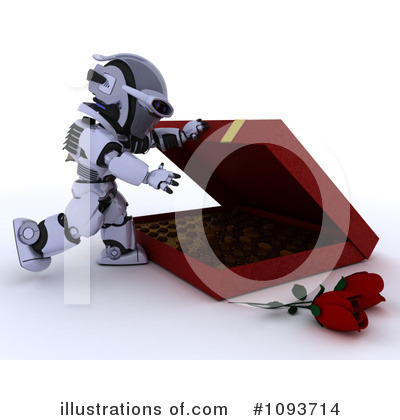 Royalty-Free (RF) Robot Clipart Illustration by KJ Pargeter - Stock Sample #1093714