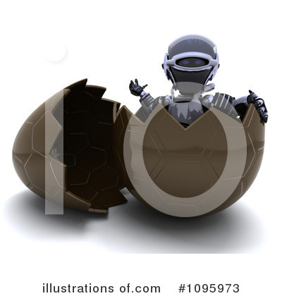 Royalty-Free (RF) Robot Clipart Illustration by KJ Pargeter - Stock Sample #1095973