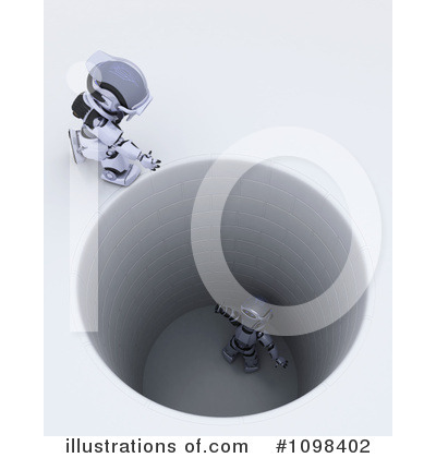 Royalty-Free (RF) Robot Clipart Illustration by KJ Pargeter - Stock Sample #1098402