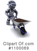 Robot Clipart #1100069 by KJ Pargeter