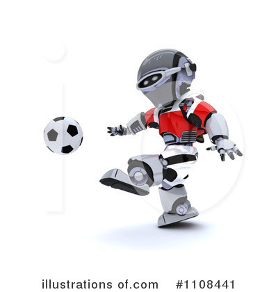 Royalty-Free (RF) Robot Clipart Illustration by KJ Pargeter - Stock Sample #1108441