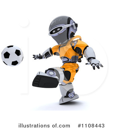 Royalty-Free (RF) Robot Clipart Illustration by KJ Pargeter - Stock Sample #1108443