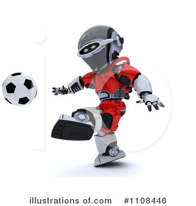 Royalty-Free (RF) Robot Clipart Illustration by KJ Pargeter - Stock Sample #1108446