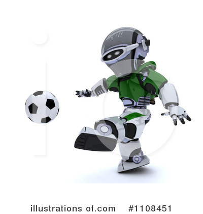Royalty-Free (RF) Robot Clipart Illustration by KJ Pargeter - Stock Sample #1108451