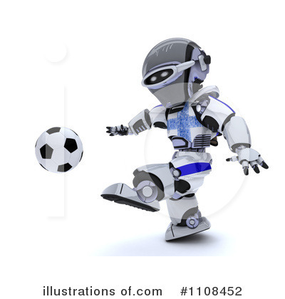 Royalty-Free (RF) Robot Clipart Illustration by KJ Pargeter - Stock Sample #1108452