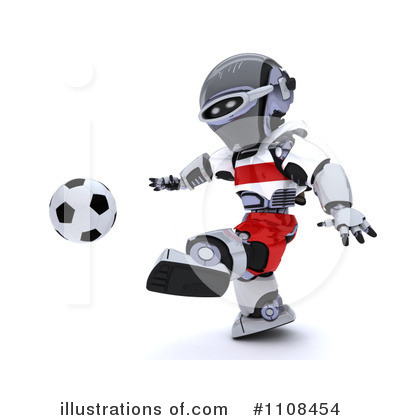Royalty-Free (RF) Robot Clipart Illustration by KJ Pargeter - Stock Sample #1108454