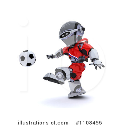 Royalty-Free (RF) Robot Clipart Illustration by KJ Pargeter - Stock Sample #1108455