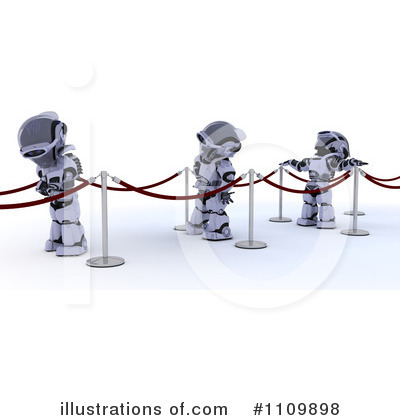 Royalty-Free (RF) Robot Clipart Illustration by KJ Pargeter - Stock Sample #1109898