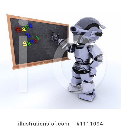 Royalty-Free (RF) Robot Clipart Illustration by KJ Pargeter - Stock Sample #1111094