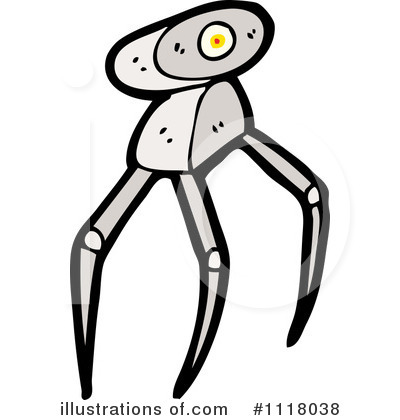 Royalty-Free (RF) Robot Clipart Illustration by lineartestpilot - Stock Sample #1118038