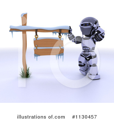 Royalty-Free (RF) Robot Clipart Illustration by KJ Pargeter - Stock Sample #1130457