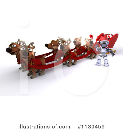 Royalty-Free (RF) Robot Clipart Illustration by KJ Pargeter - Stock Sample #1130459