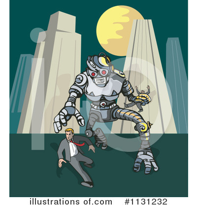 Robot Clipart #1131232 by patrimonio