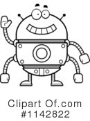 Robot Clipart #1142822 by Cory Thoman