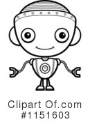 Robot Clipart #1151603 by Cory Thoman