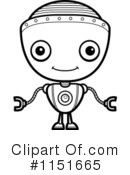 Robot Clipart #1151665 by Cory Thoman