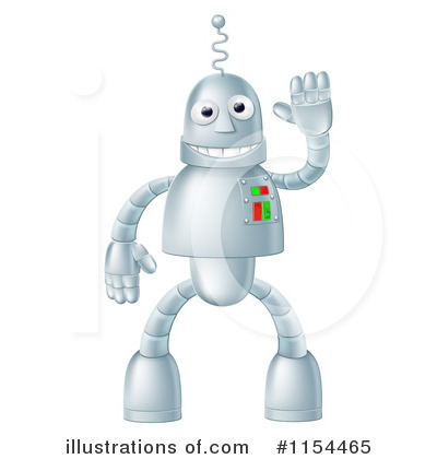Robots Clipart #1154465 by AtStockIllustration