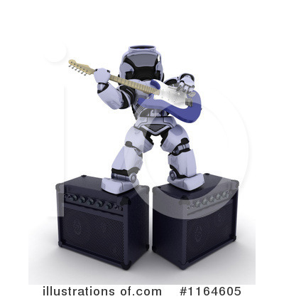 Royalty-Free (RF) Robot Clipart Illustration by KJ Pargeter - Stock Sample #1164605