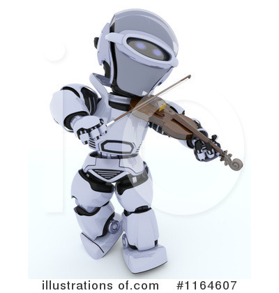 Royalty-Free (RF) Robot Clipart Illustration by KJ Pargeter - Stock Sample #1164607