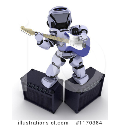 Royalty-Free (RF) Robot Clipart Illustration by KJ Pargeter - Stock Sample #1170384
