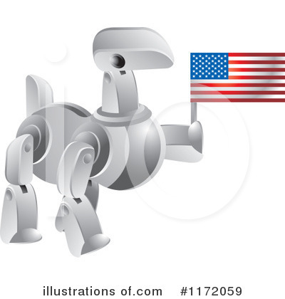 Royalty-Free (RF) Robot Clipart Illustration by Lal Perera - Stock Sample #1172059